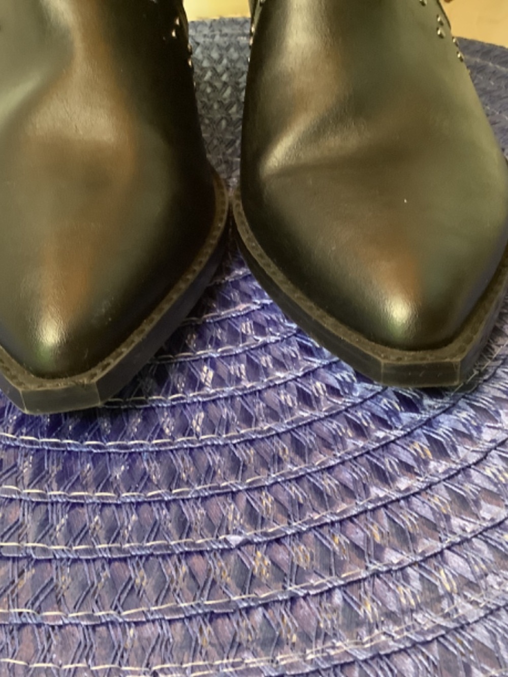 NWOT‎ Dolce Vita Black western cowboy boots stud - Picture 15 of 15